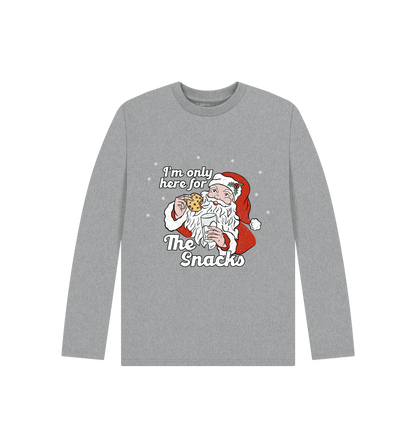 Athletic Grey Printed Kids T-Shirt Front