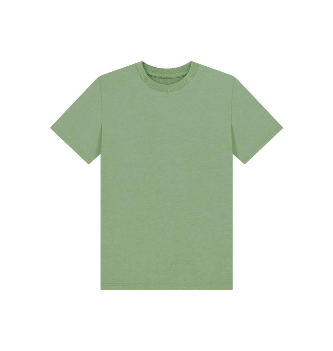 Sage Plain Kids' Basic T-Shirt