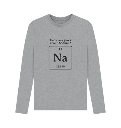 Athletic Grey Printed Long Sleeve T Shirt