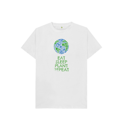 White Printed Kids T-Shirt