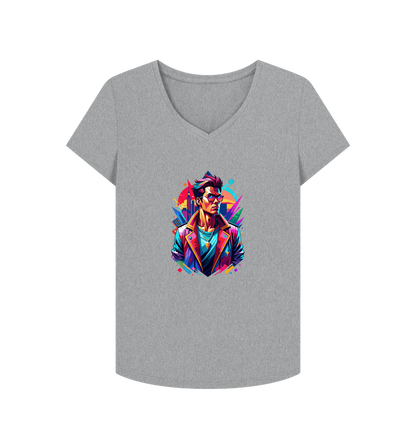 Athletic Grey Printed T-shirt