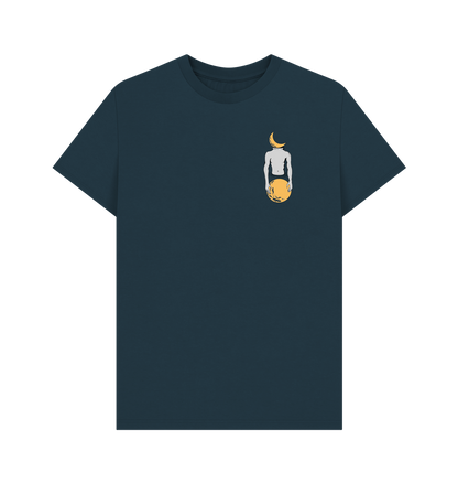 Denim Blue Printed T-shirt Front