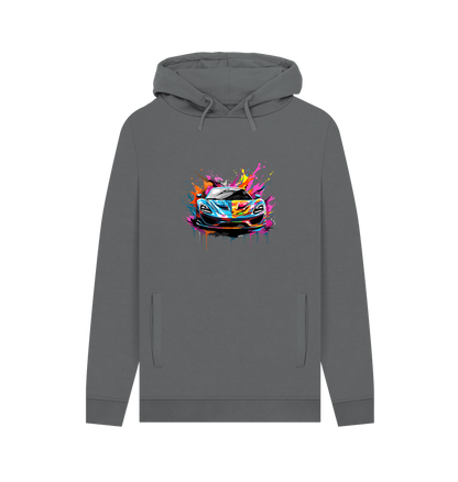 Slate Grey Printed Hoody