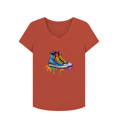 Rust Printed T-shirt Front