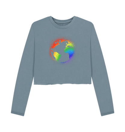 Stone Blue Earth - Women's Boxy Jumper