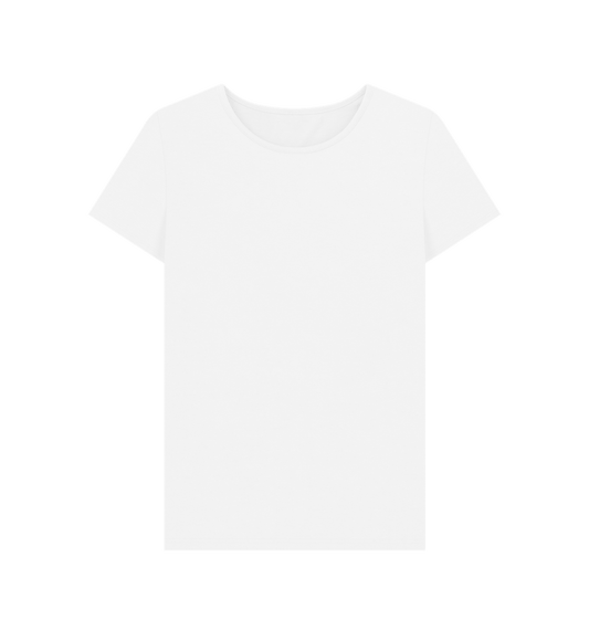 White Plain Women's Crew Neck T-shirt