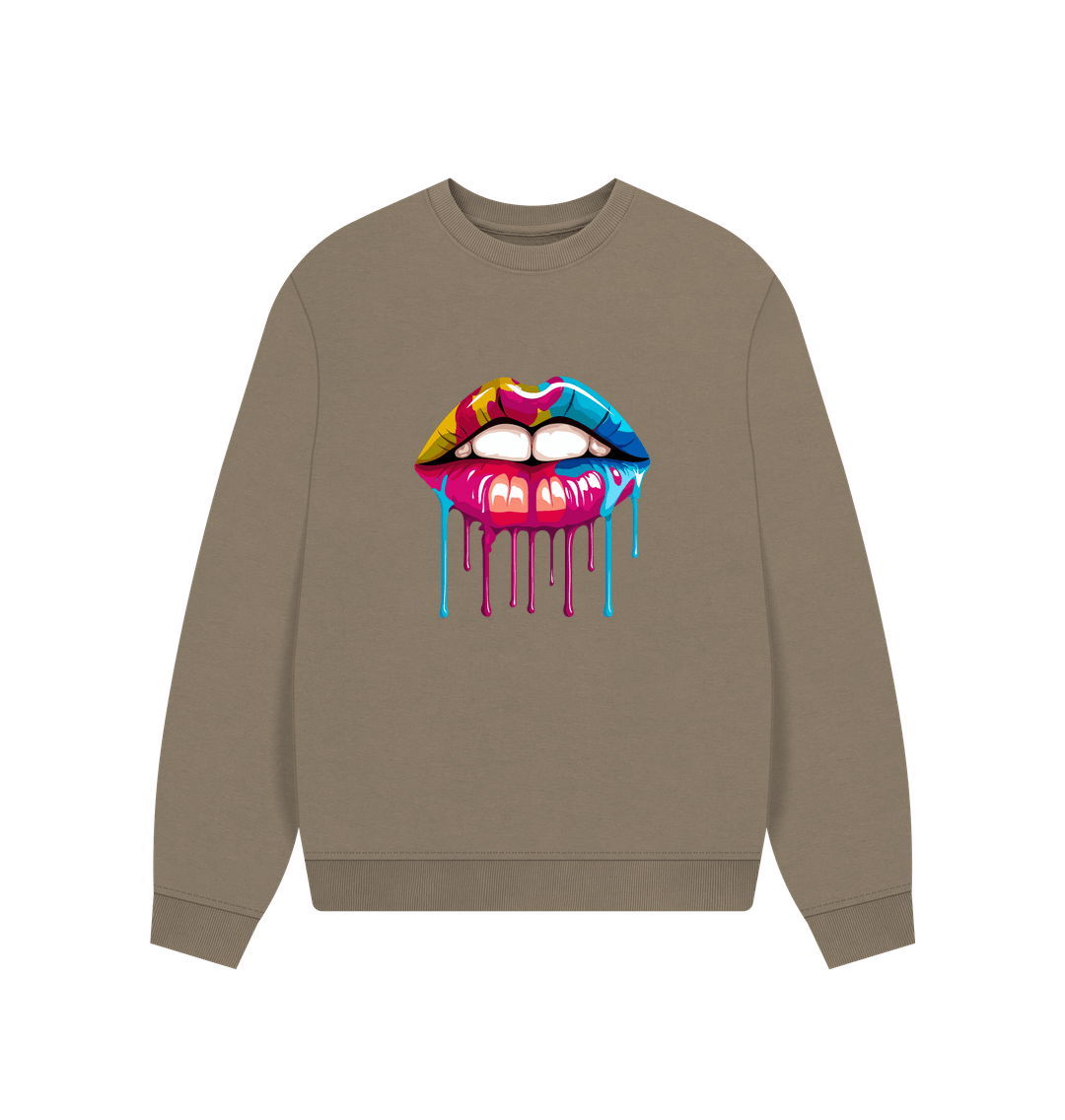 Willow Colour Drip Lipstick - Women's Oversized Jumper