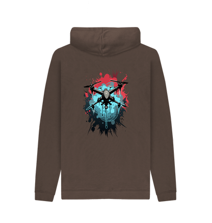 Chocolate Printed Hoody