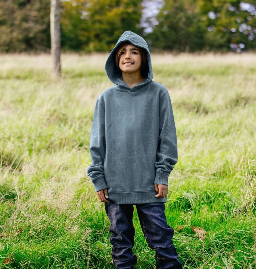 Plain Kids' Pullover Hoody