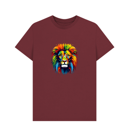 Red Wine Printed T-shirt Front