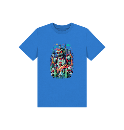 Bright Blue Printed Kids T-Shirt