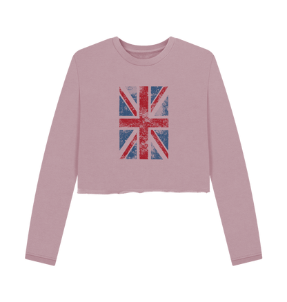 Mauve Printed Boxy Jumpers