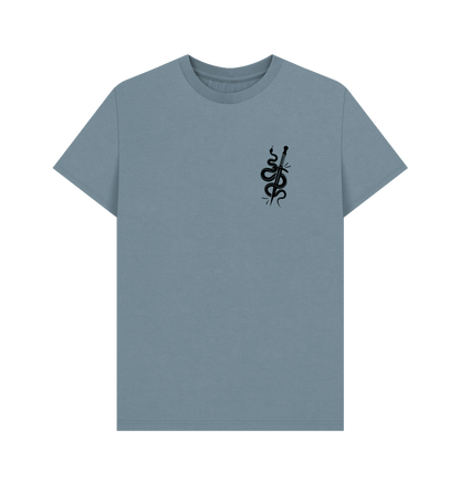 Stone Blue Snake Sword - Men's Basic T-shirt