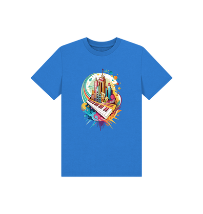 Bright Blue Printed Kids T-Shirt