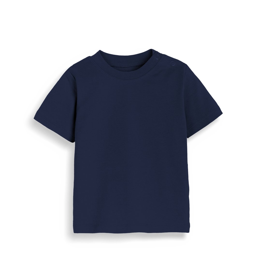 Nautical Navy Plain Baby T-Shirt