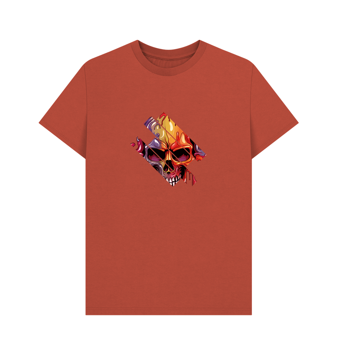 Rust Printed T-shirt Front