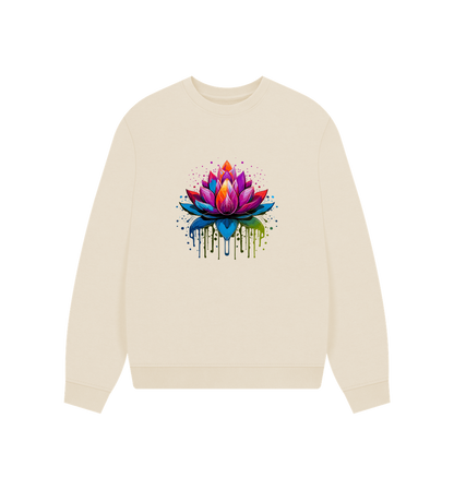 Oat Printed Sweater Front