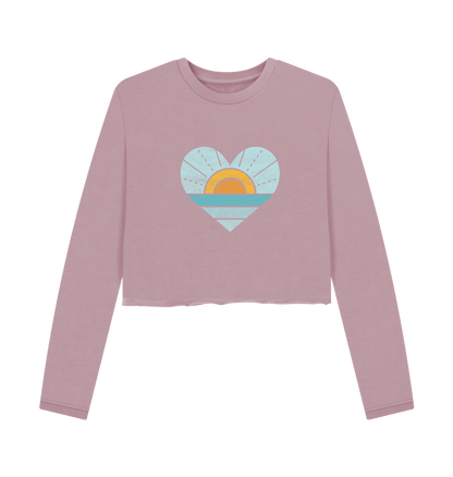 Mauve Love Sunshine - Women's Boxy Jumper