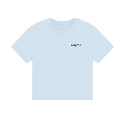 Sky Blue Printed T-shirt