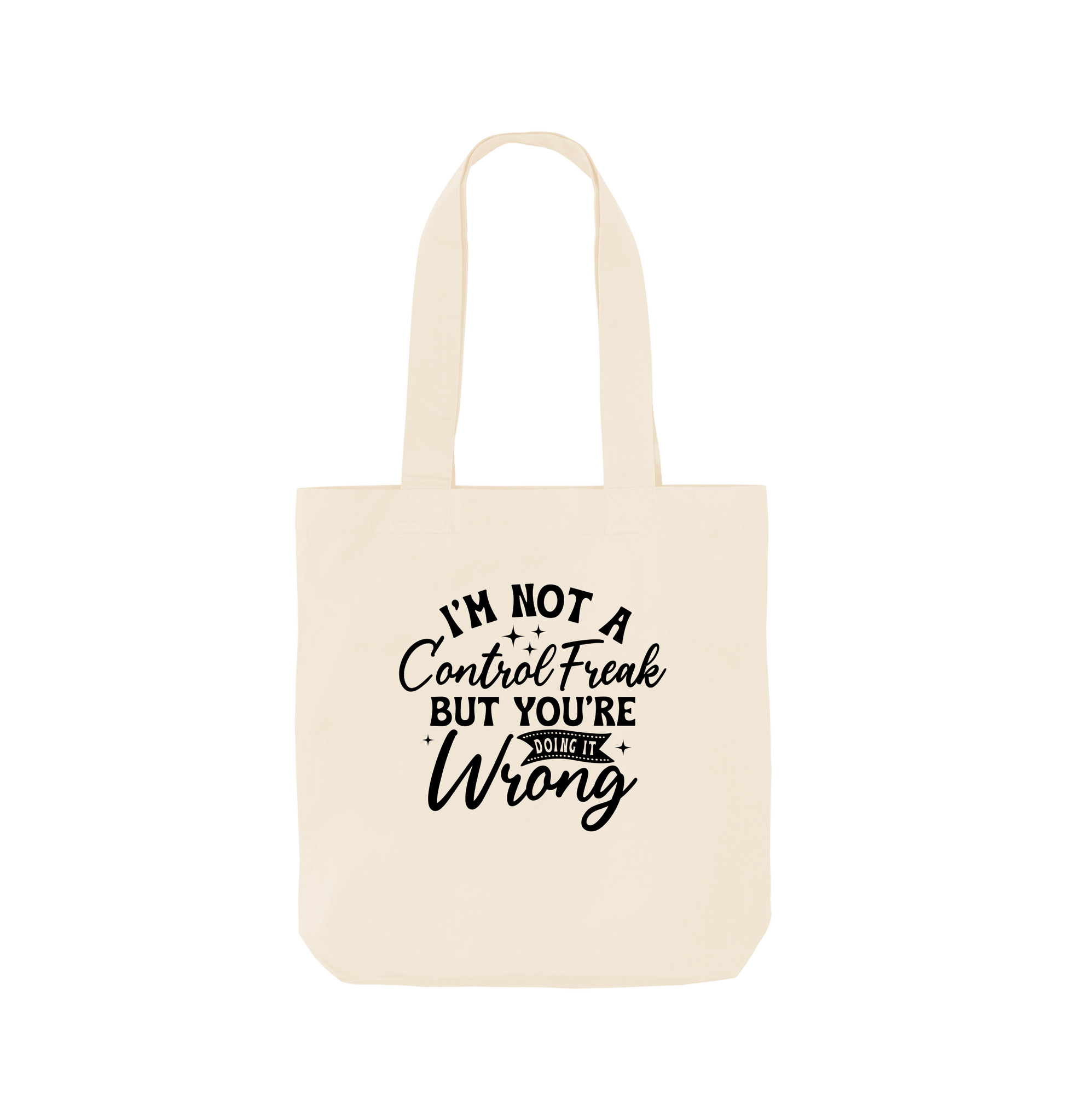 Natural I'm not a control freak - Colour Tote Bag