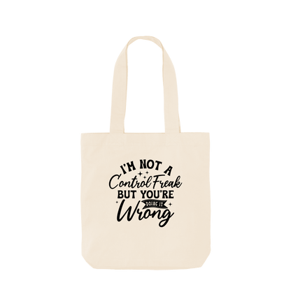 Natural I'm not a control freak - Colour Tote Bag