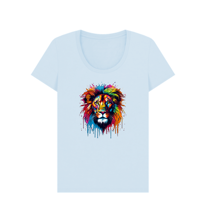 Sky Blue Printed T-shirt
