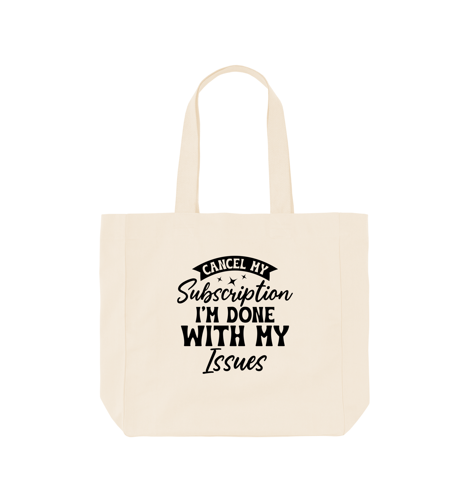 Natural Printed Bag