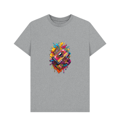 Athletic Grey Printed T-shirt
