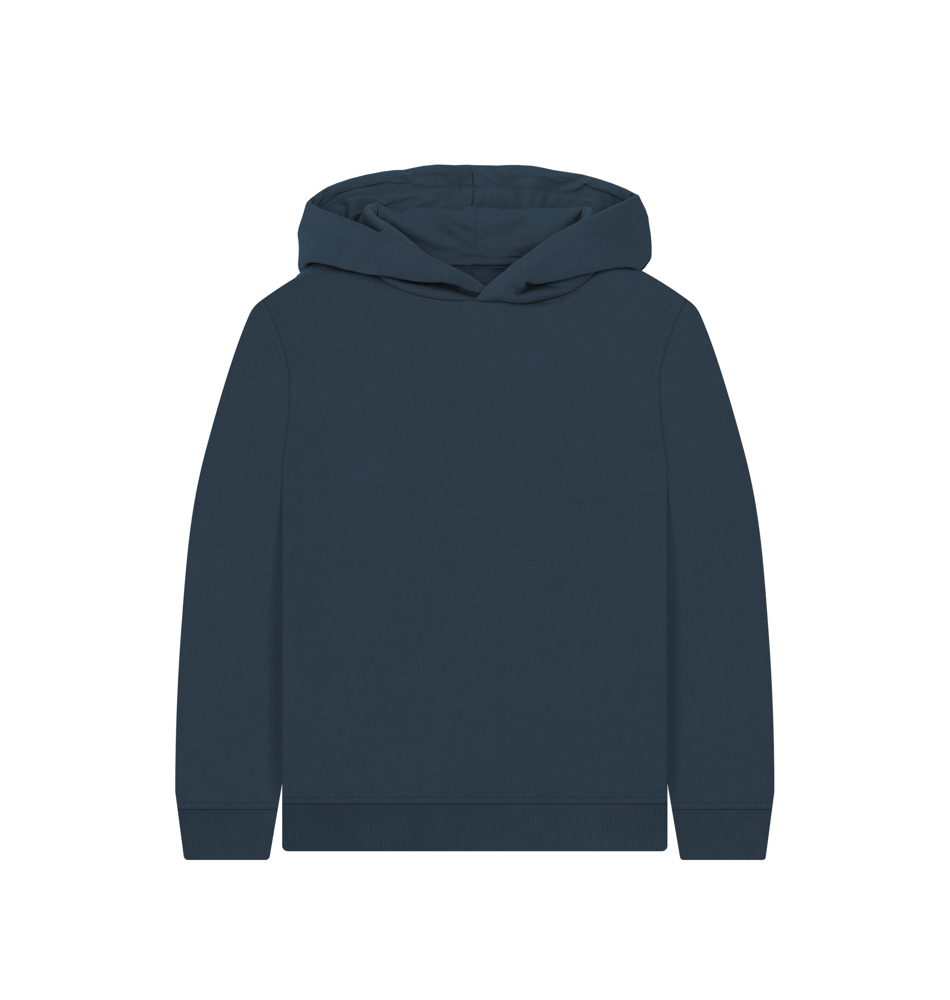 Navy Blue Printed Kids Hoodie