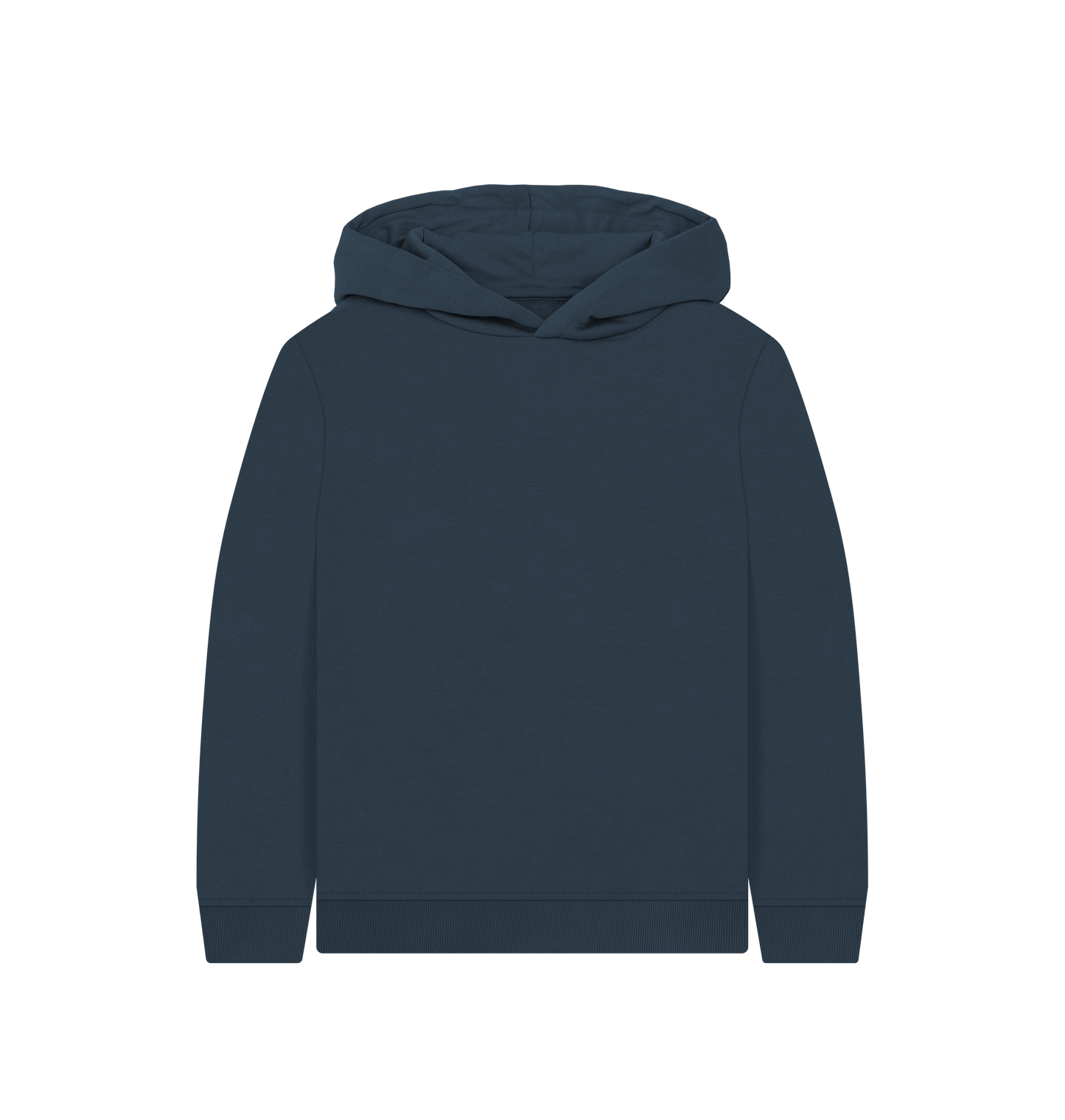 Navy Blue Colour Drip Fast Car - Kids Pullover Hoody