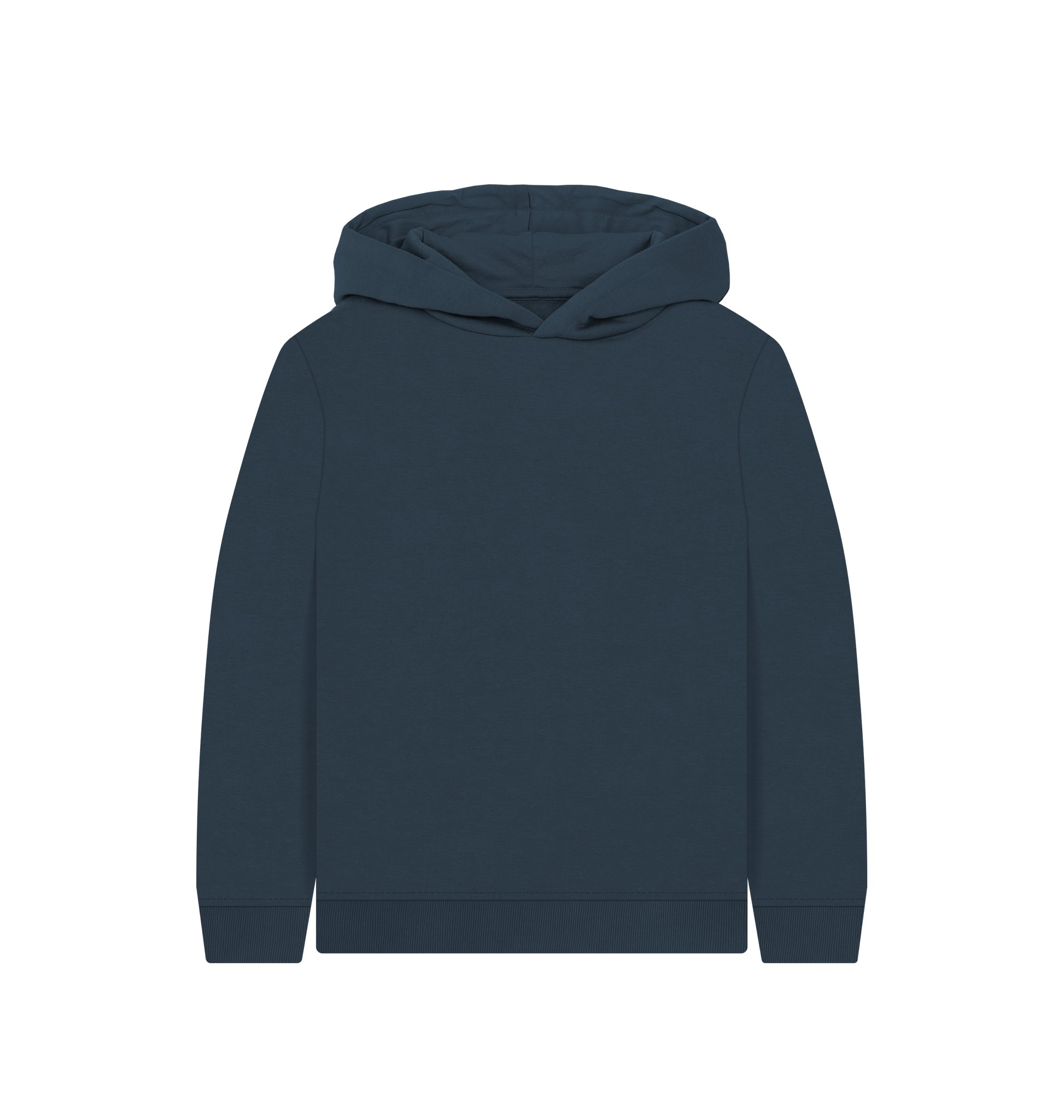 Navy Blue Colour Drip Fast Car - Kids Pullover Hoody