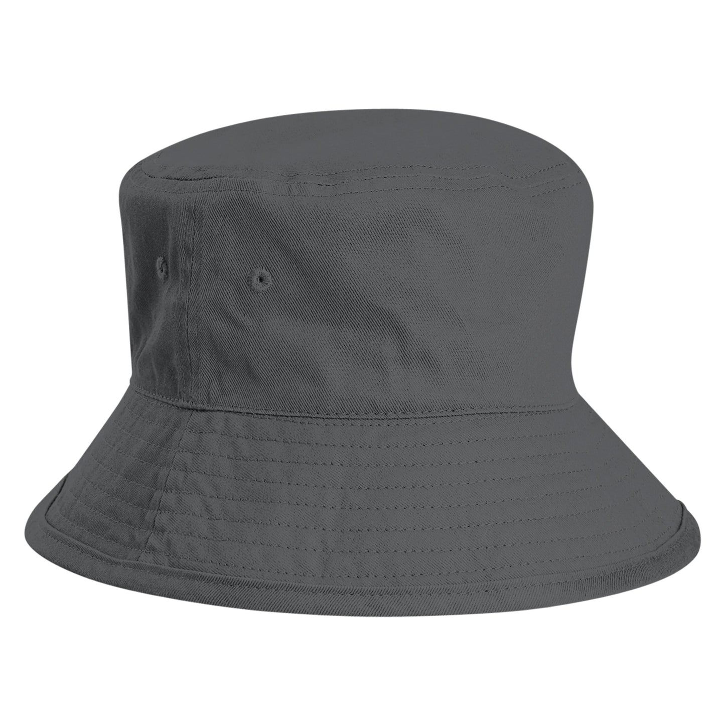 Black Colour Rhino Organic Cotton Bucket Hat Beechfield B90N - Size S-M