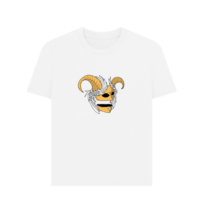 White Printed T-shirt Front