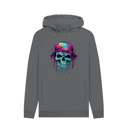 Slate Grey Printed Hoody