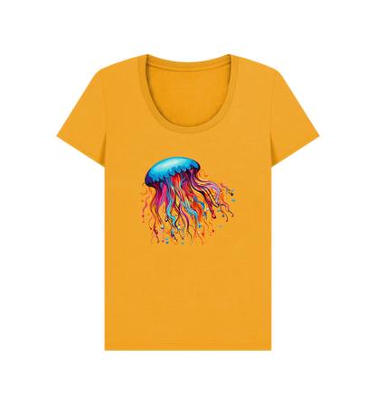 Mustard Printed T-shirt