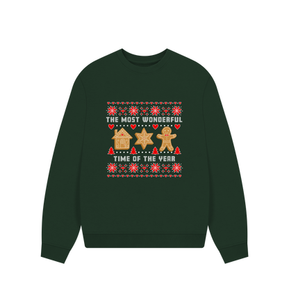 Evergreen Printed Sweater Front