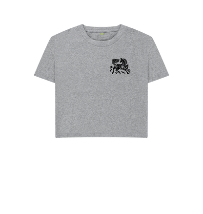 Athletic Grey Printed T-shirt