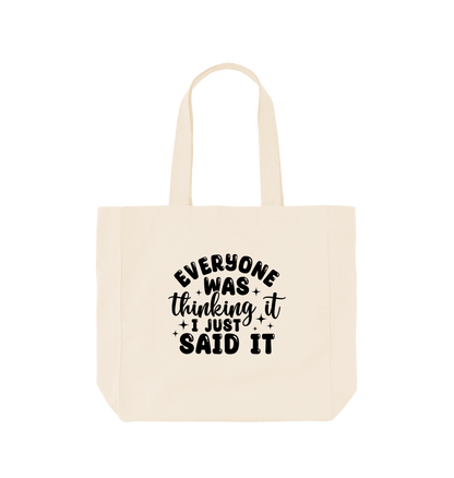 Natural Printed Bag
