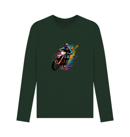 Evergreen Colour Drip Wild Ride - Men's Long Sleeve T-shirt