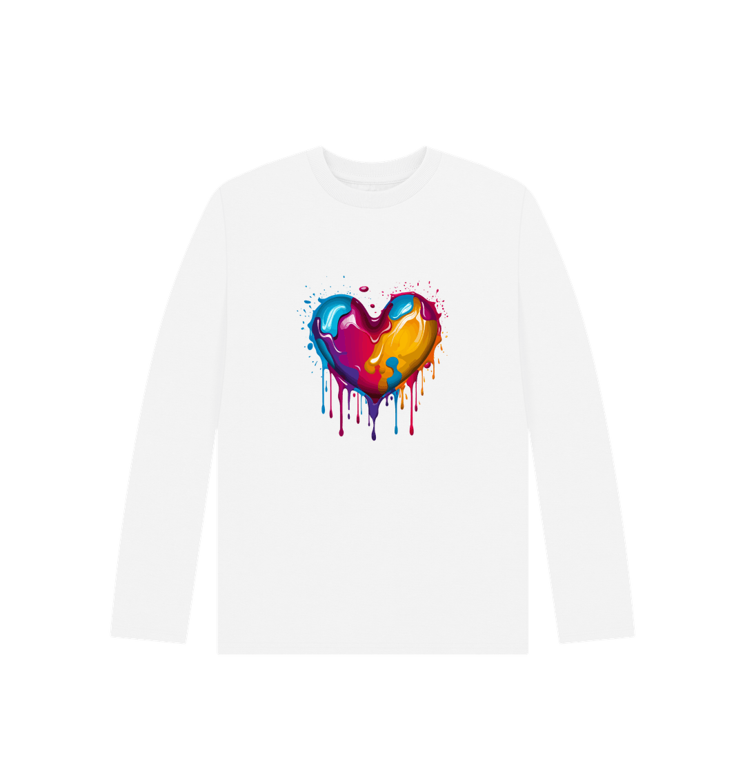 White Printed Kids T-Shirt