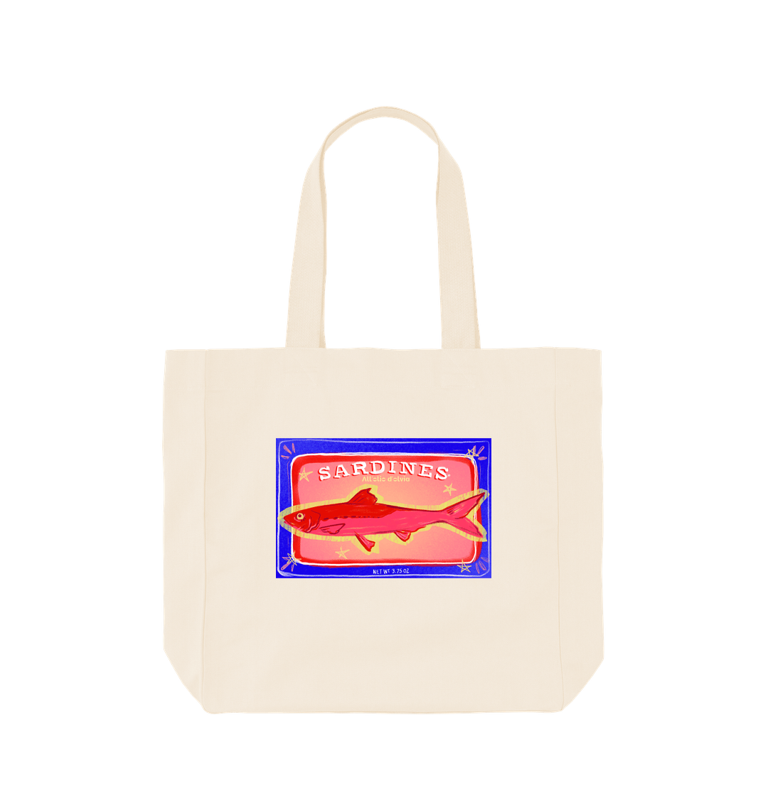 Natural Sardines Shopper  - Tote Bag