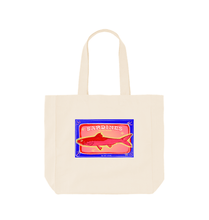 Natural Sardines Shopper  - Tote Bag