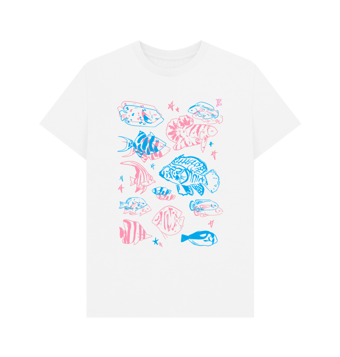 White Sea Life Fish - Unisex T-Shirt