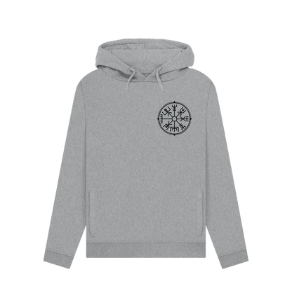 Light Heather Aztec Compass - Women's Pullover Hoody