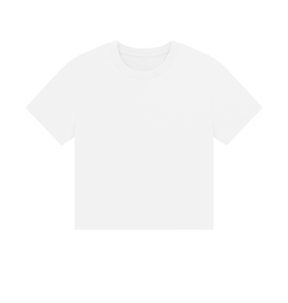 White Printed T-shirt Front