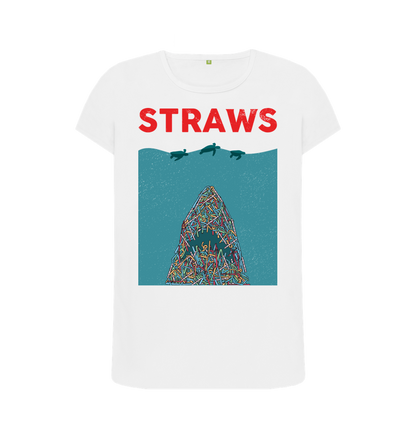 White Printed T-shirt Front