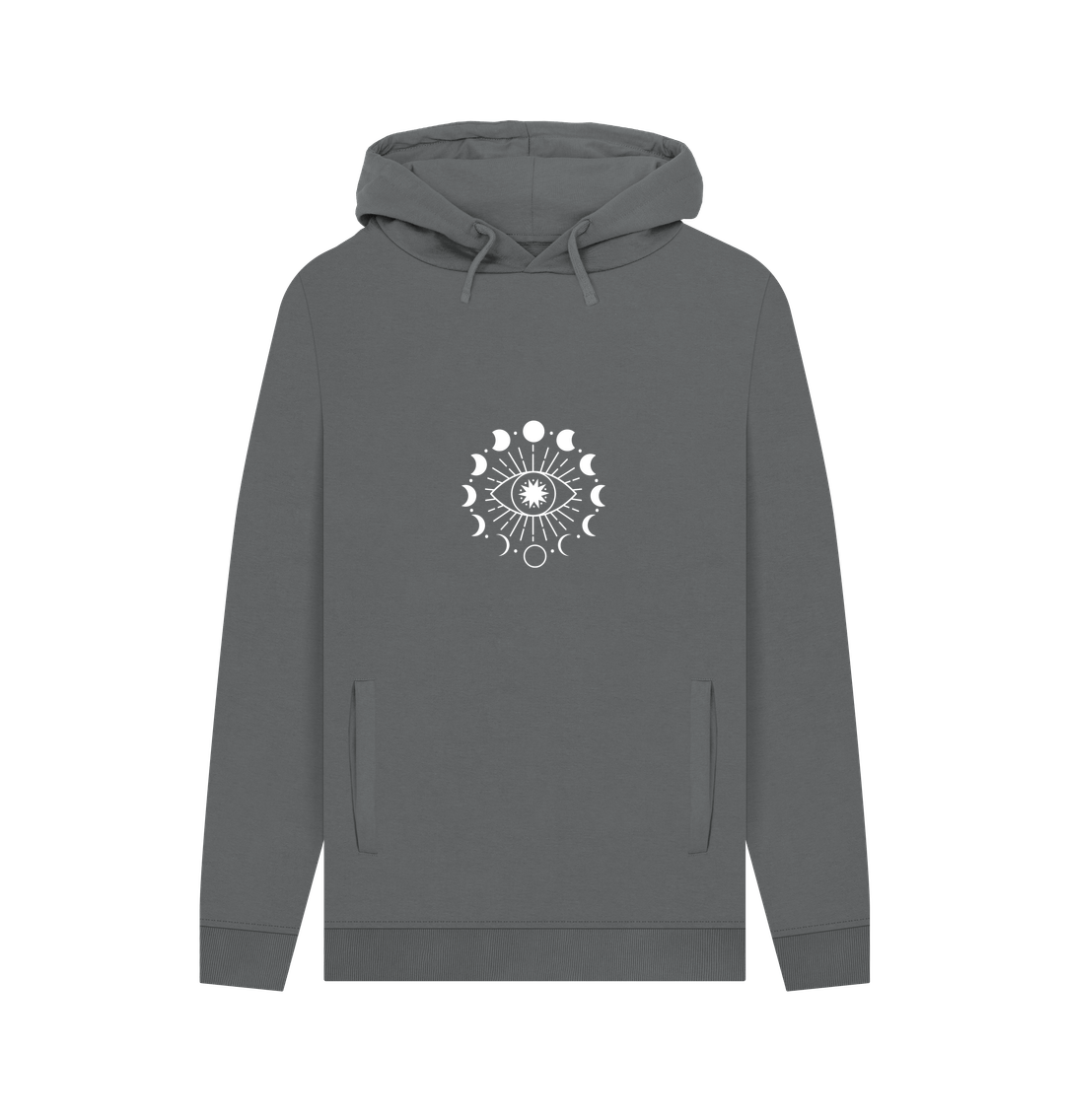 Slate Grey Printed Hoody Front