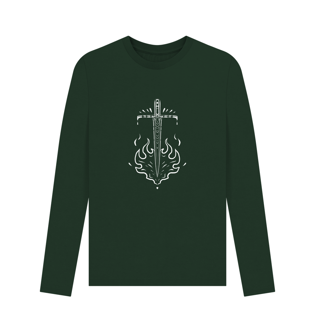 Evergreen Fire Sword - Men's Long Sleeve T-shirt