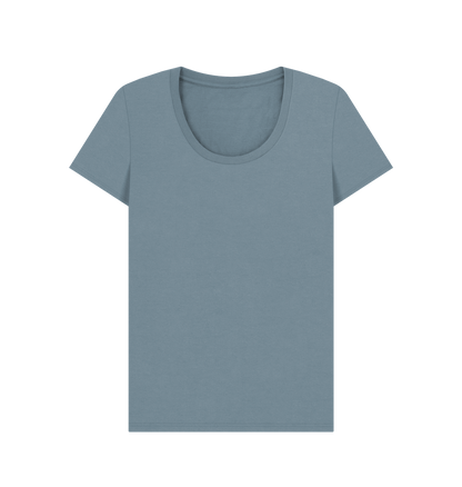 Stone Blue Printed T-shirt