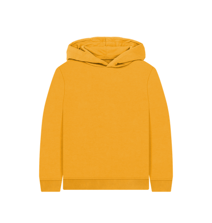 Mustard Plain Kids' Pullover Hoody